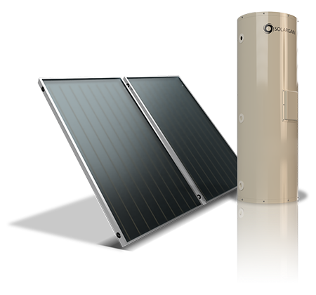 Hot Water Solargain Ground Mount 315L Twin Panel 