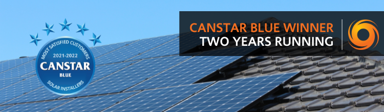 Solargain, Canstar Blue winner, two years running!