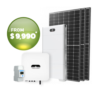 Solar and battery $9,990
