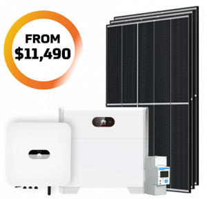 6.4 kW Solar and battery combo