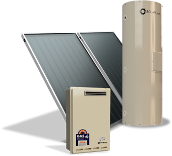 Solr Hot Water Ground Mount 250L