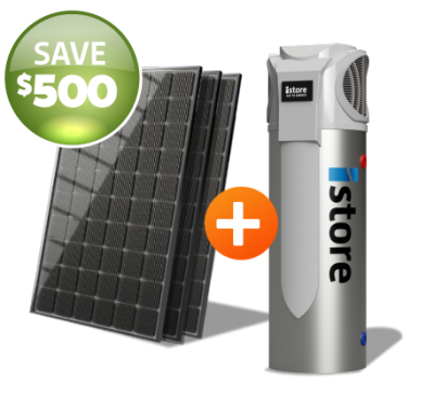 Solar Panels and iStore Combo save $500