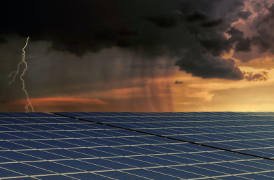 Professionally installed solar panels