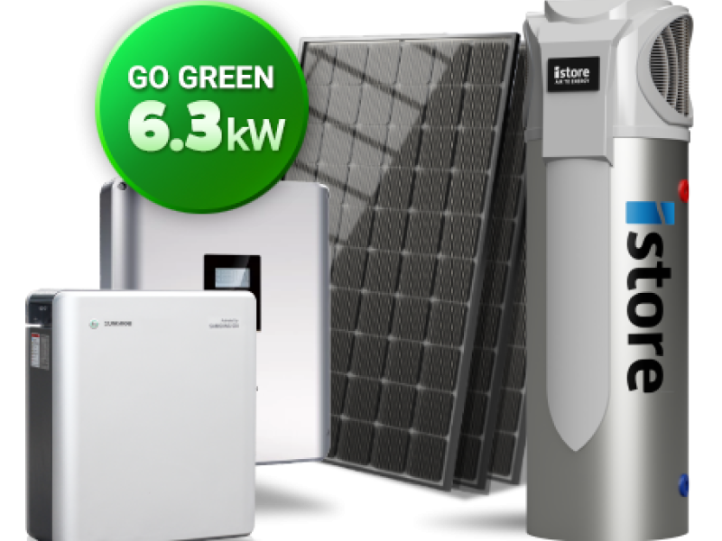 Go Green Solar Panels iStore battery package