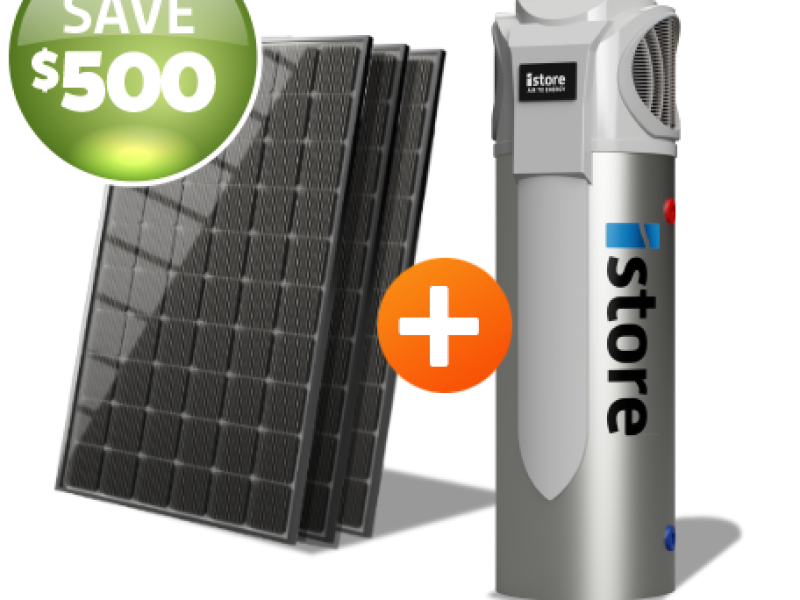Solar Panels and iStore Combo save $500