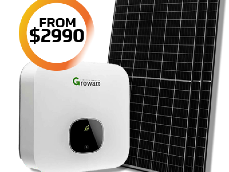 Solar 6.6kW from $2990