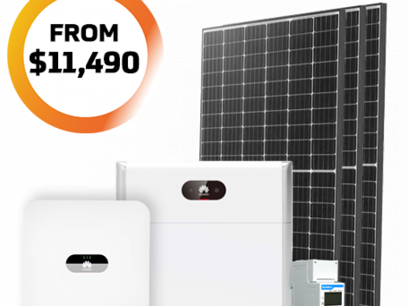 Solar and battery combo $11,490