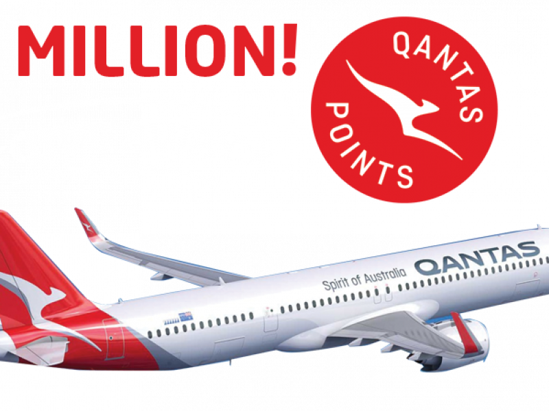 1 million Qantas Points Giveaway