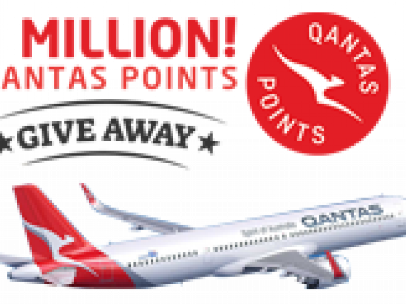 1 Million Qantas Points Give Away