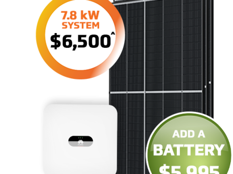 7.8 kW System for $6500