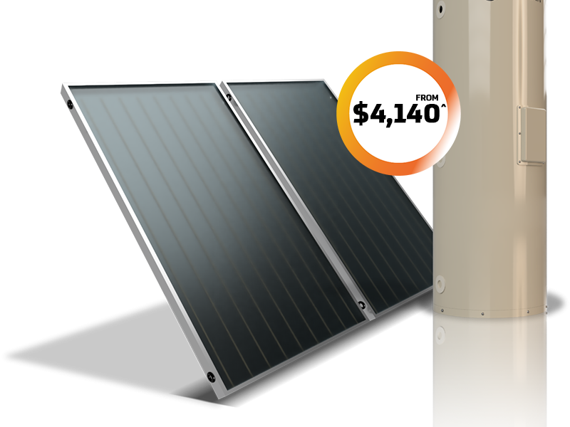 Switch to solar hot water $4140