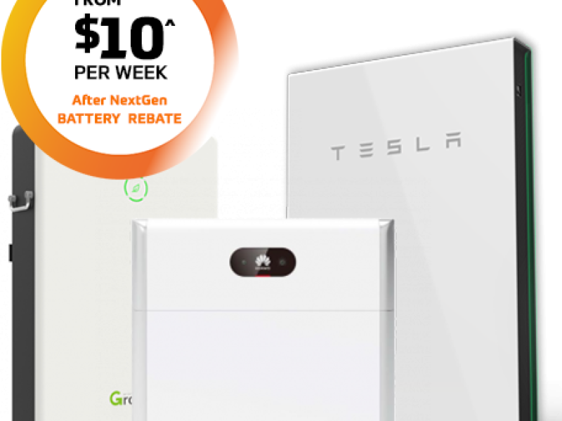 Add a battery from $10 per week