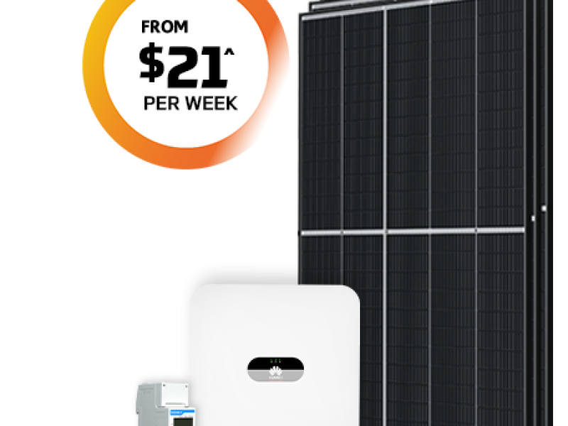 6.6kW solar from $21 per week