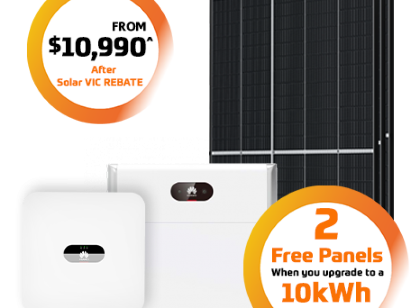 Solar and Battery from $10,990