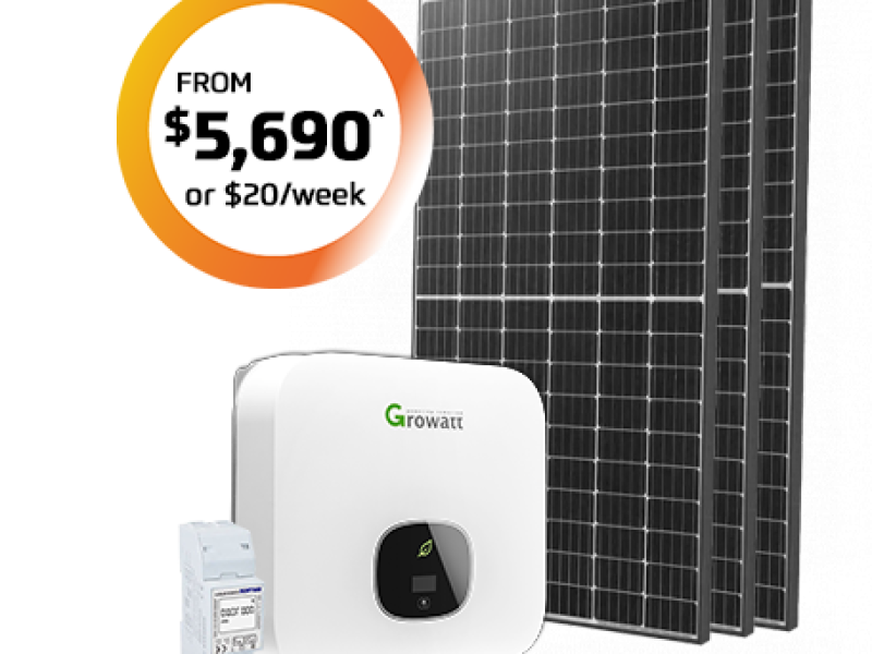 Battery Ready 6.6kW from $20 per week
