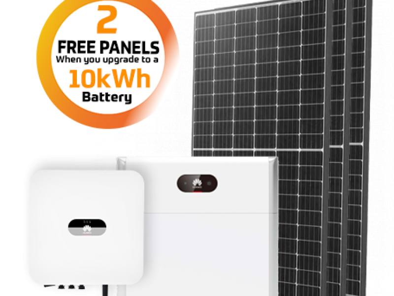 Future Proof Package - 2 Free panels when you upgrade to a 10kWh battery