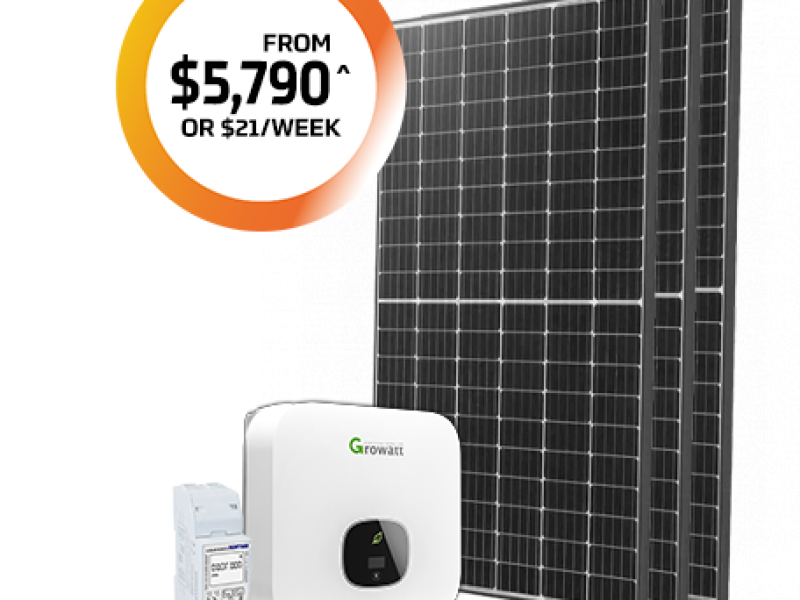 6.6kw Battery Ready Solar from $21 per week