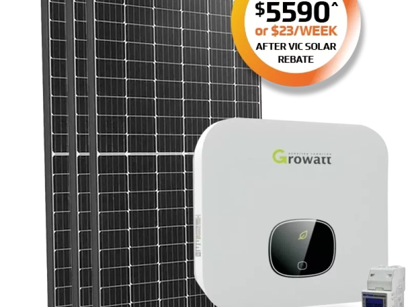 6.6kW hybrid Solar Victoria Melbourne