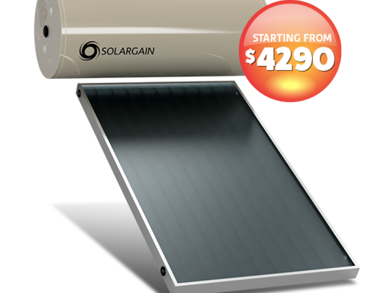 Solar Hot Water - premium system - starting from $4290