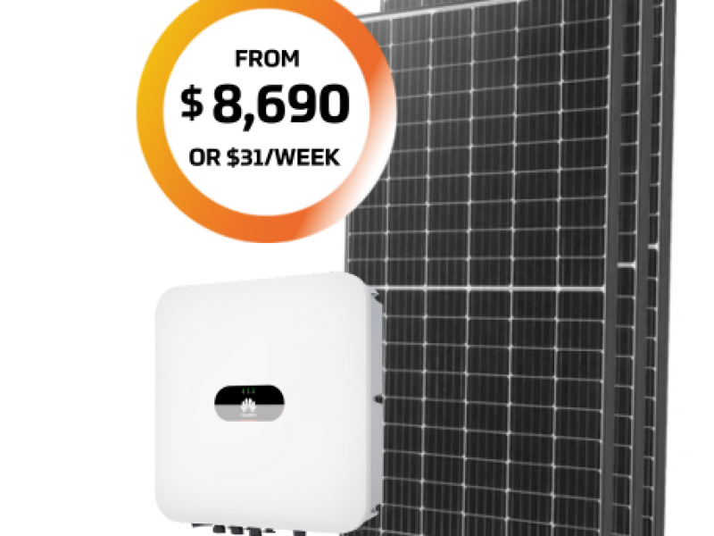 Huawei inverter with solar panels