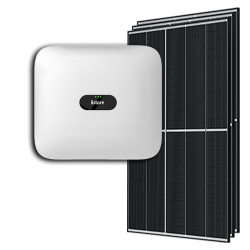 iStore inveter pictured with Trina solar panels